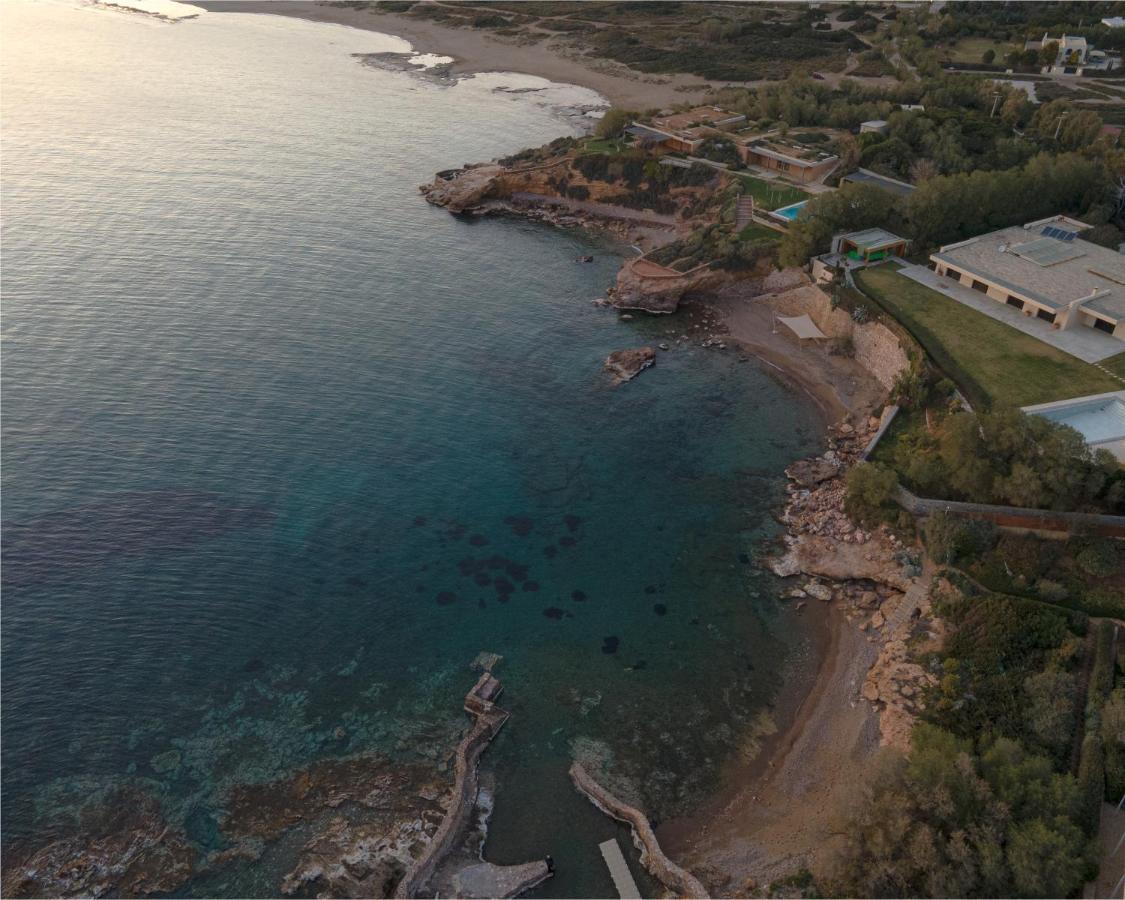 Sounio Black Villa Kap Kap Sounion Exterior foto